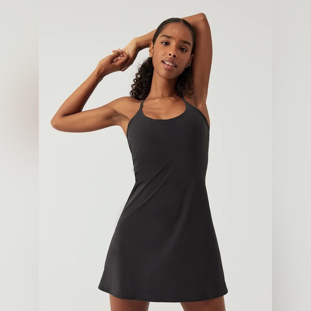 Outdoor Voices The Exercise Dress Black Medium